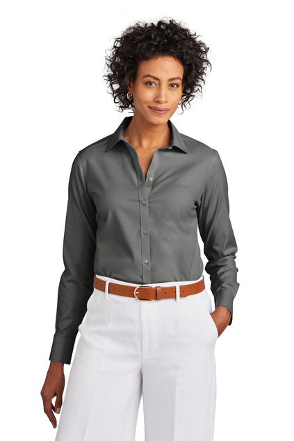 Brooks Brothers® Women’s Wrinkle-Free Stretch Pinpoint Shirt - Embroidery