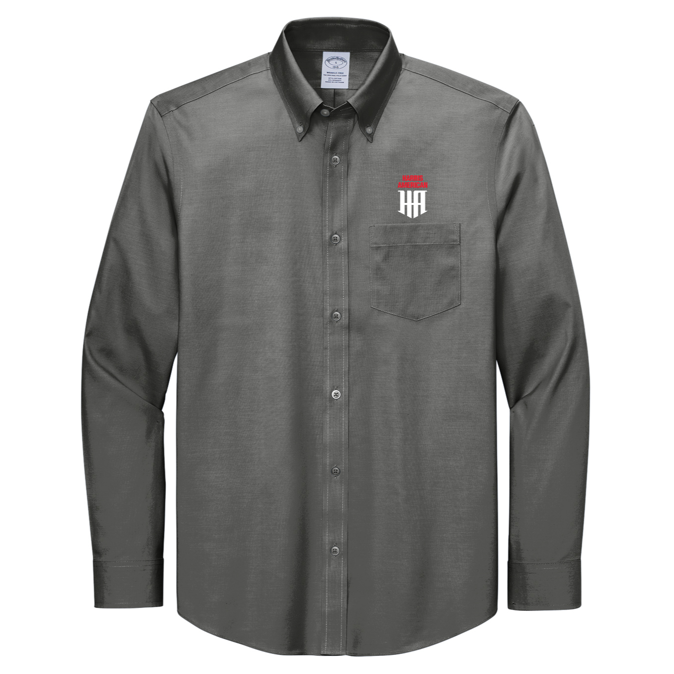 Brooks Brothers® Wrinkle-Free Stretch Pinpoint Shirt - Embroidery