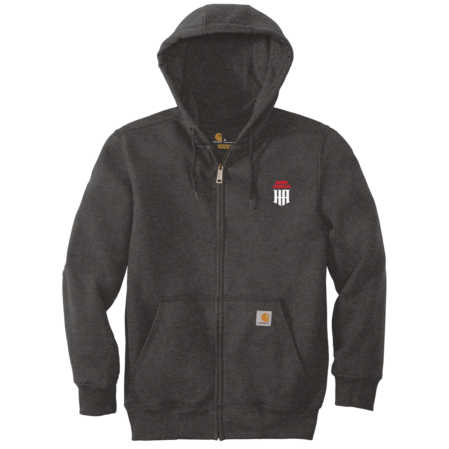 Rain Defender® Paxton Heavyweight Hooded Zip-Front Sweatshirt - Embroidery