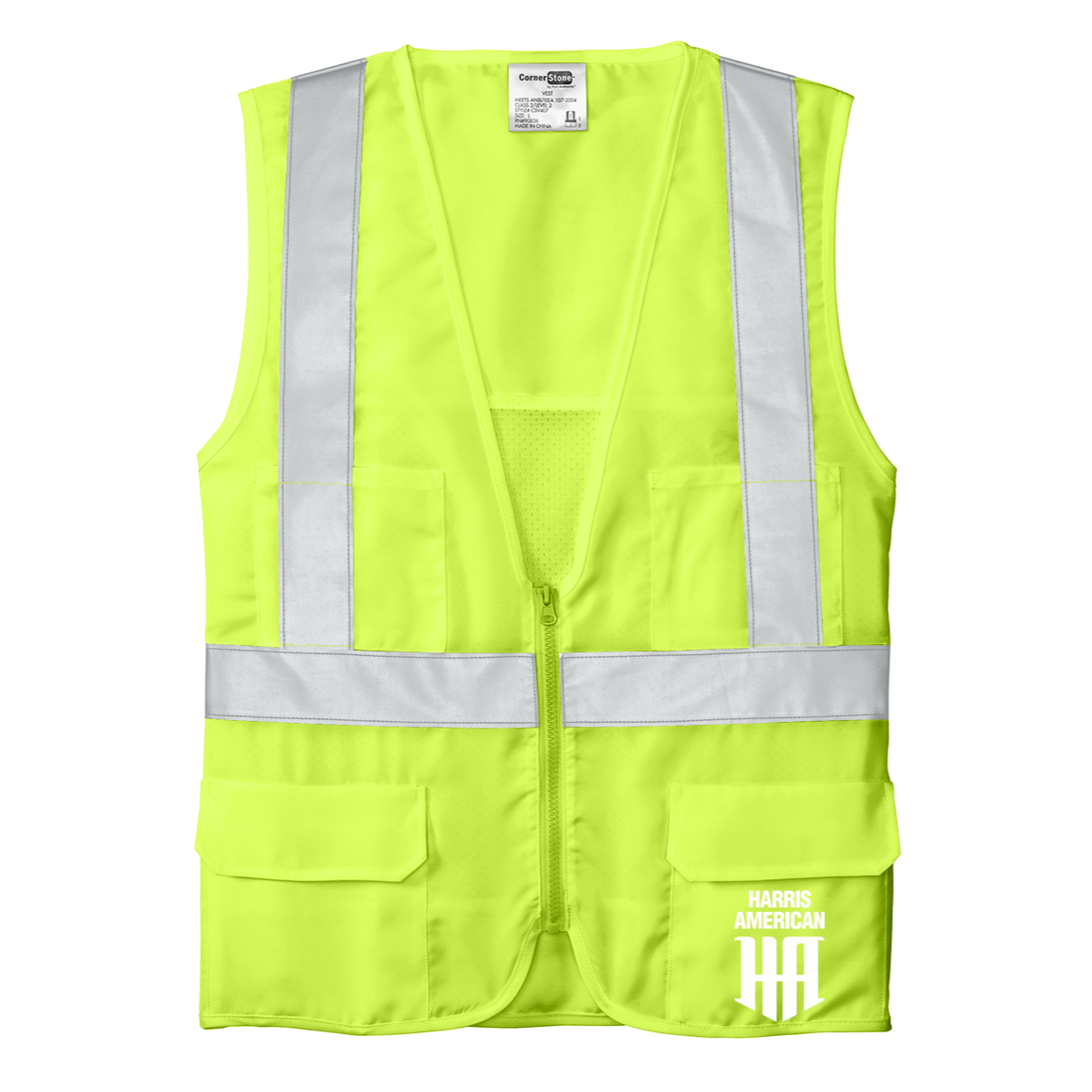 CornerStone® ANSI 107 Class 2 Mesh Back Safety Vest