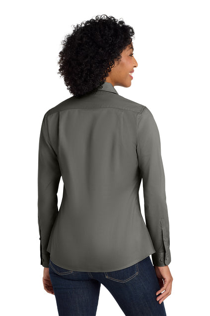 Port Authority® Women's SuperPro™ Twill Shirt - Embroidery