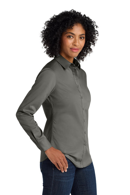 Port Authority® Women's SuperPro™ Twill Shirt - Embroidery