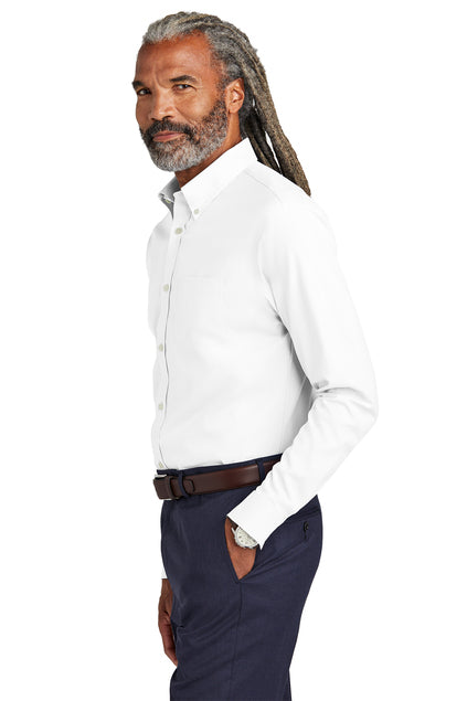 Brooks Brothers® Wrinkle-Free Stretch Pinpoint Shirt - Embroidery