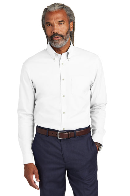 Brooks Brothers® Wrinkle-Free Stretch Pinpoint Shirt - Embroidery