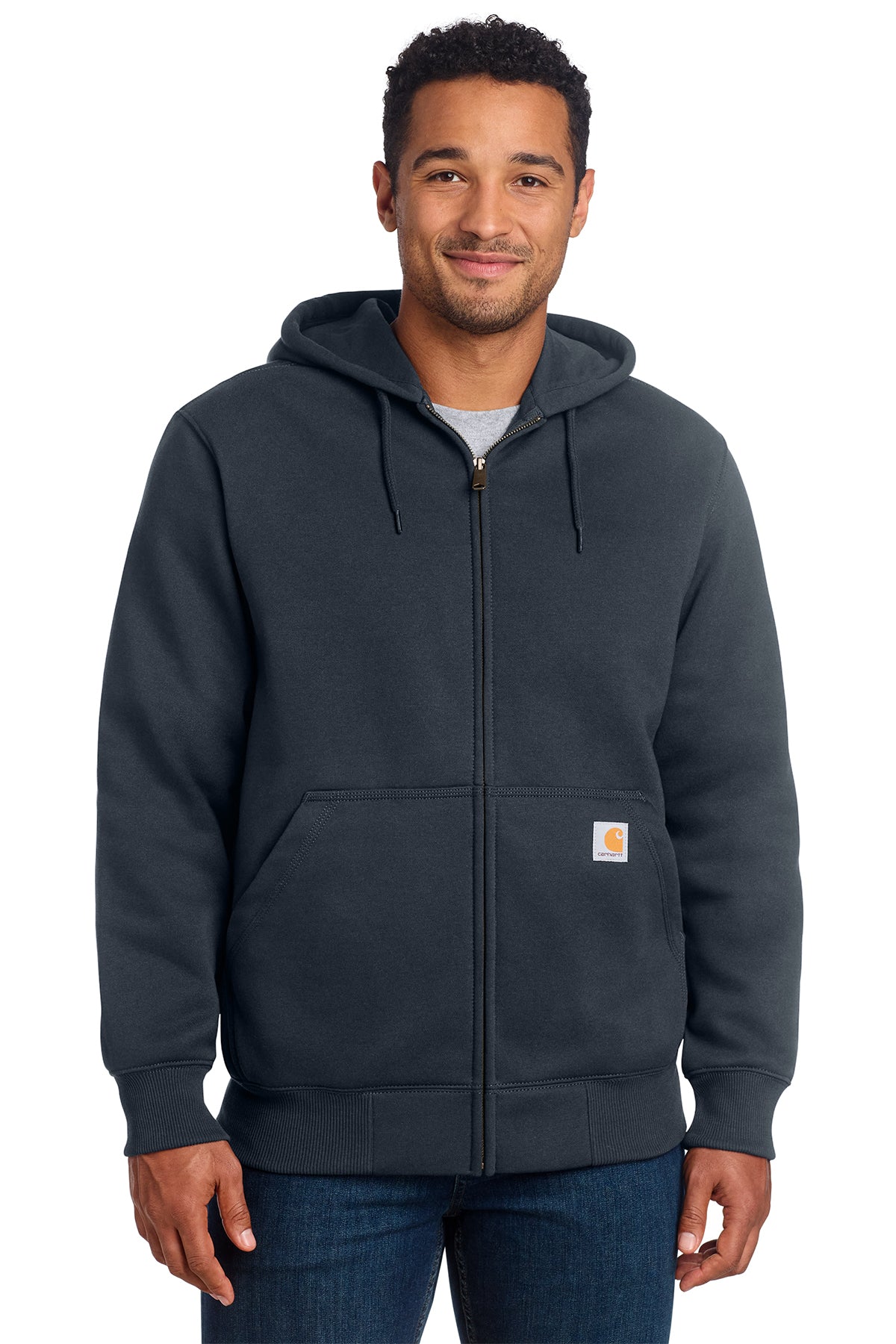 Rain Defender® Paxton Heavyweight Hooded Zip-Front Sweatshirt - Embroidery