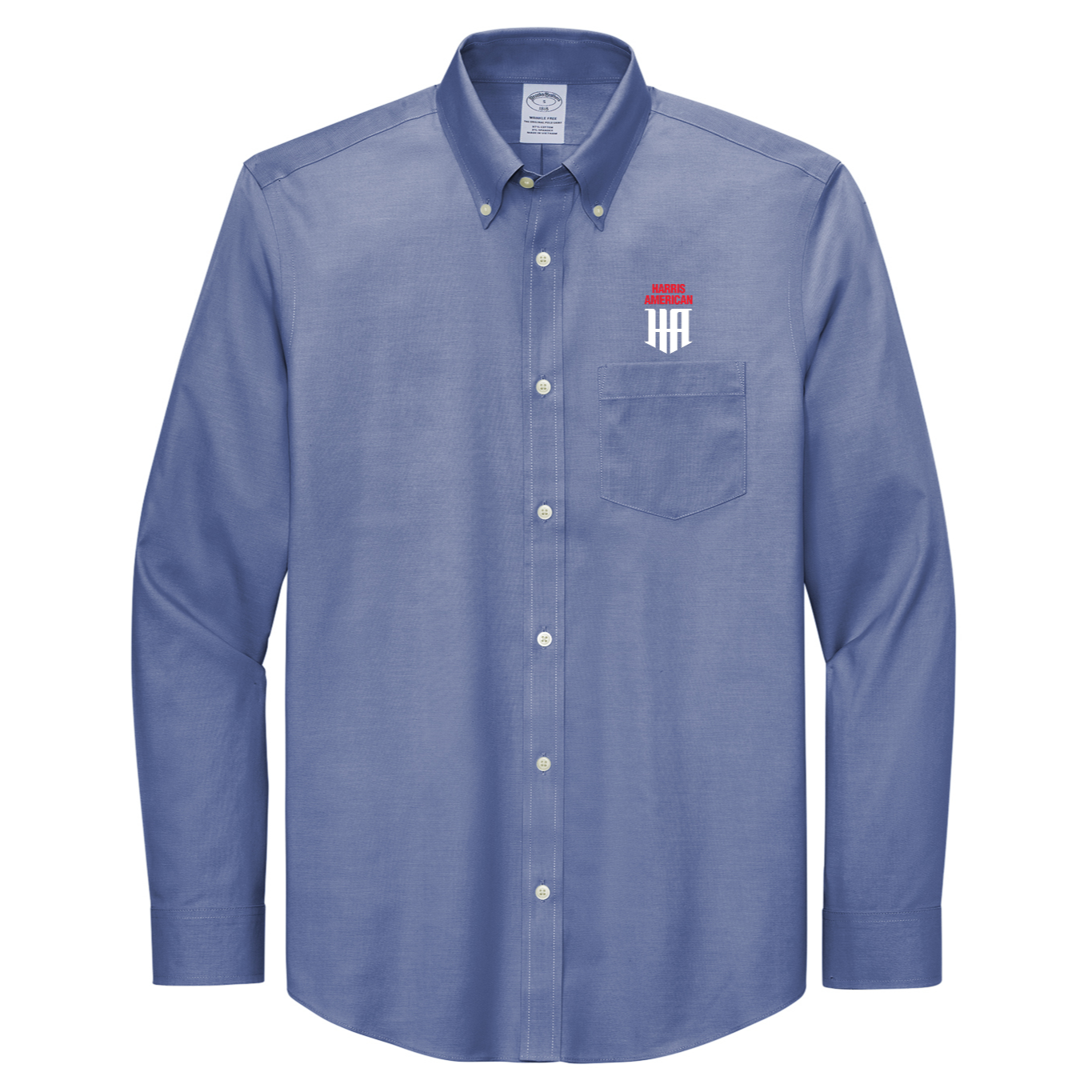 Brooks Brothers® Wrinkle-Free Stretch Pinpoint Shirt - Embroidery